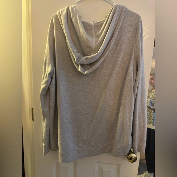 Loft Lou & Gray Women’s Hoodie Heather Gray Size XL - Picture 2 of 2